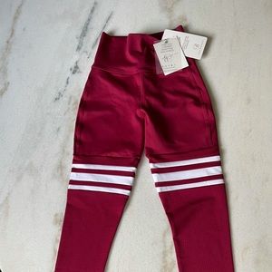 Bombshell Red Leggings New Size XS